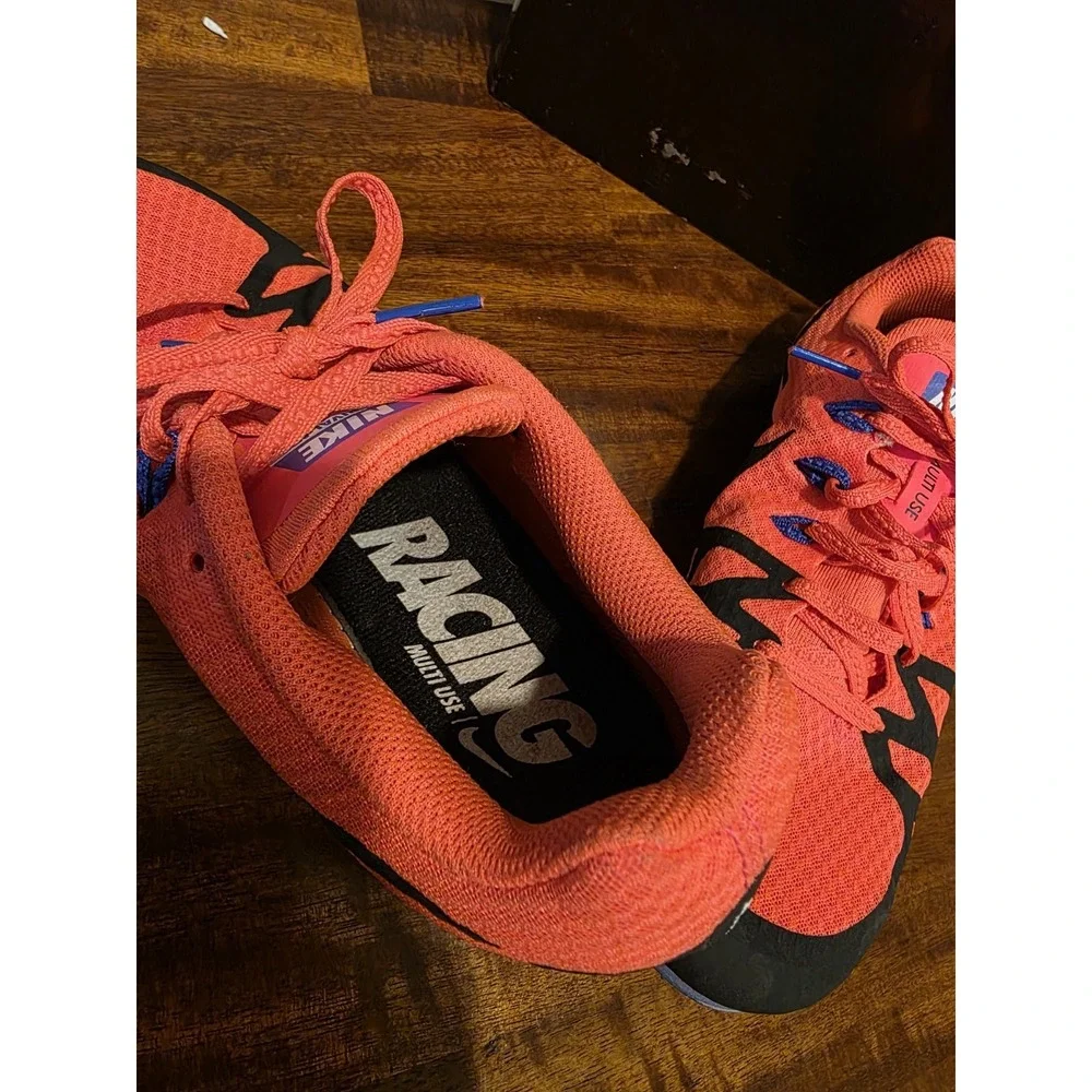 Women's Nike Zoom Rival Size 9 Solar Red, White & Black